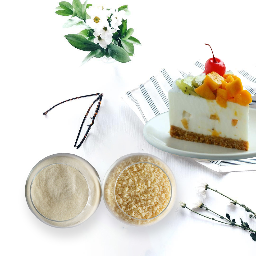 Food grade jelly desert gelatin powder 240-250 Bloom beef skin gelatin
